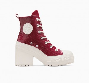 Converse Chuck 70 De Luxe Heel Embossed Cabernet / Cabernet / Egret | 5072-POFXW