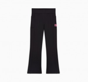 Converse High Rise Flare Leggings Zwart | 2481-MQOWI