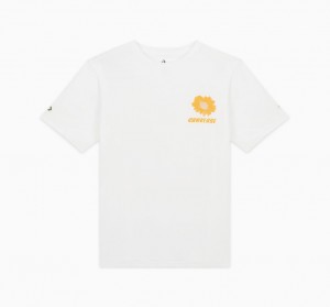 Converse ¡Mi Gente! Kort Sleeve T-Shirt Wit | 1875-SIMKC