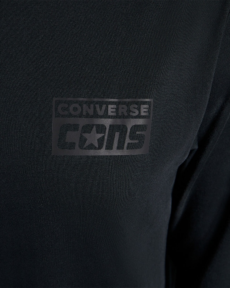 Converse CONS Long Sleeve T-Shirt Zwart | 2076-AEBTK
