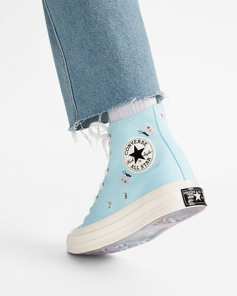 Converse Chuck 70 Butterfly Wings Blauw Zwart | 1297-GQDAZ