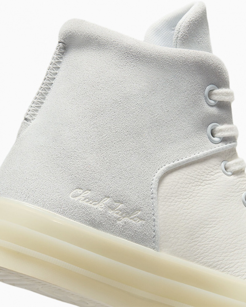 Converse Chuck 70 Marquis Leren Wit Grijs | 4076-DEHOR