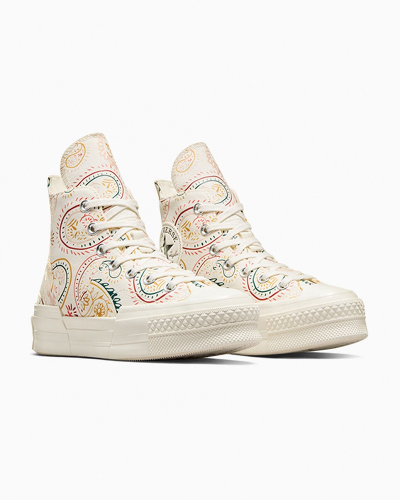 Converse Chuck 70 Plus Crafted Evolution Zwart Roze | 1450-UCOXD
