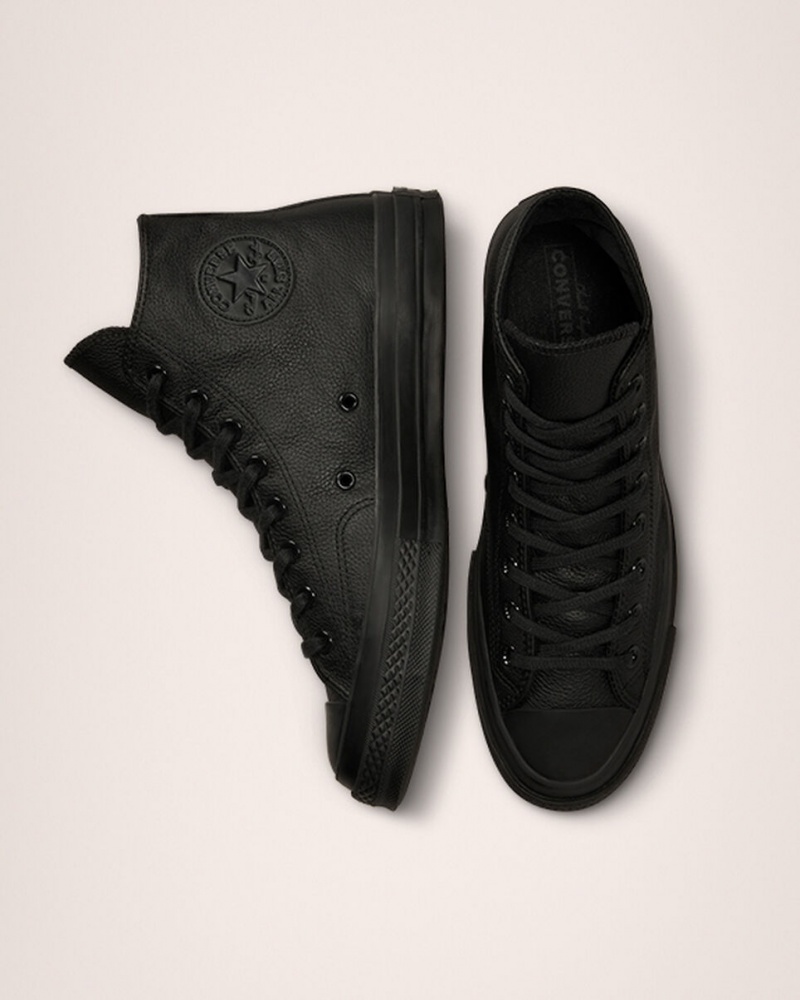 Converse Chuck 70 Tonal Leren Zwart Zwart Zwart | 1235-DGTFK
