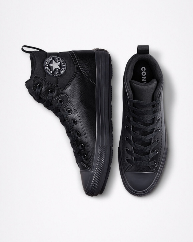 Converse Chuck Taylor All Star Berkshire Boot Zwart Zwart | 9650-MFAUV