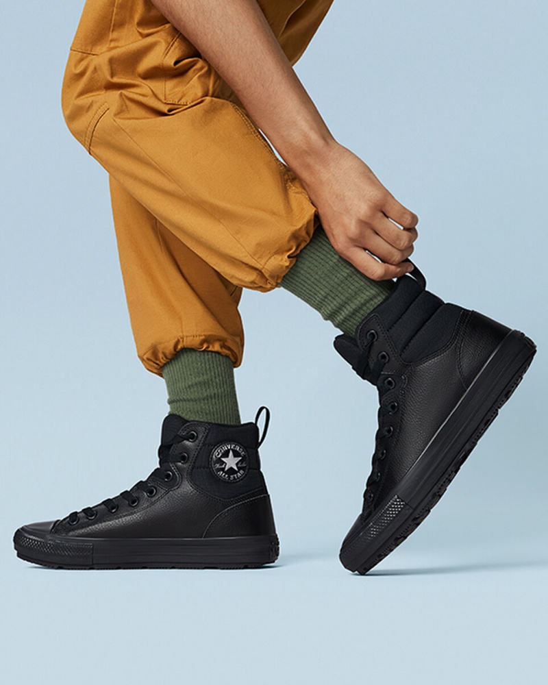 Converse Chuck Taylor All Star Berkshire Boot Zwart Zwart | 9650-MFAUV