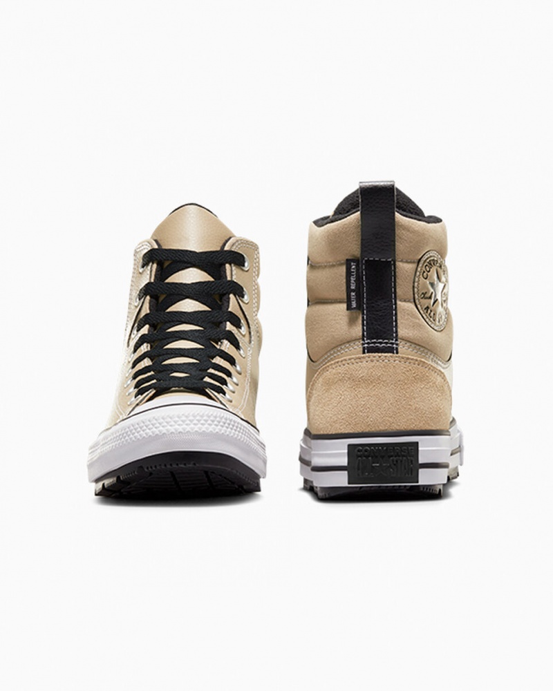 Converse Chuck Taylor All Star Berkshire Boot Khaki Zwart Wit | 9605-IXNAR