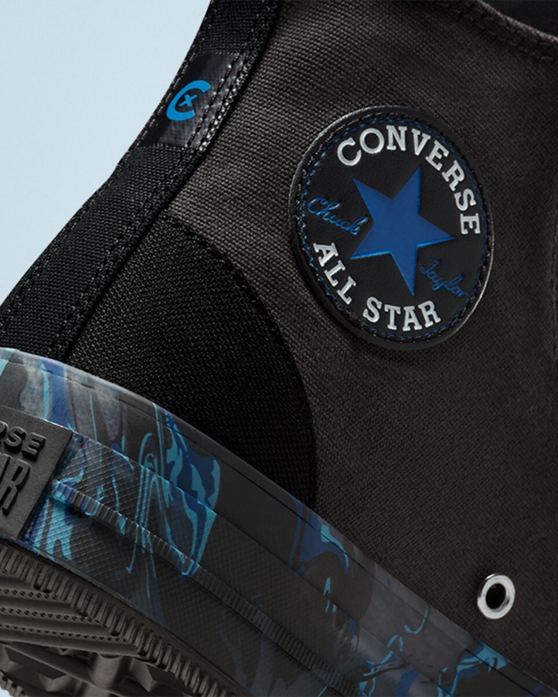 Converse Chuck Taylor All Star CX Marbled Zwart Koningsblauw | 0592-KGVHM