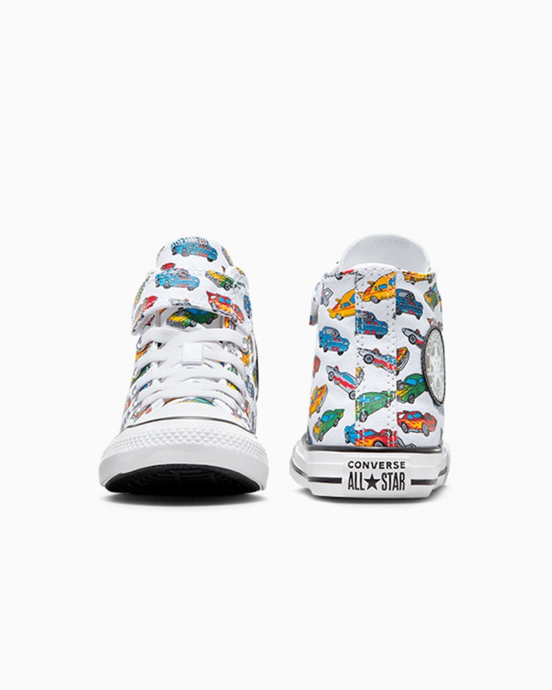 Converse Chuck Taylor All Star Easy-On Cars Wit Geel Rood | 8029-GNFZA