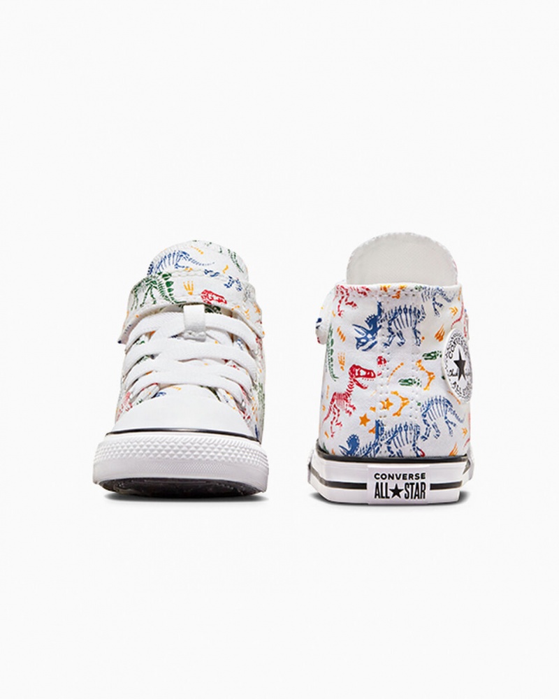 Converse Chuck Taylor All Star Easy-On Dinos Wit Rood Groen | 2847-PFMOA