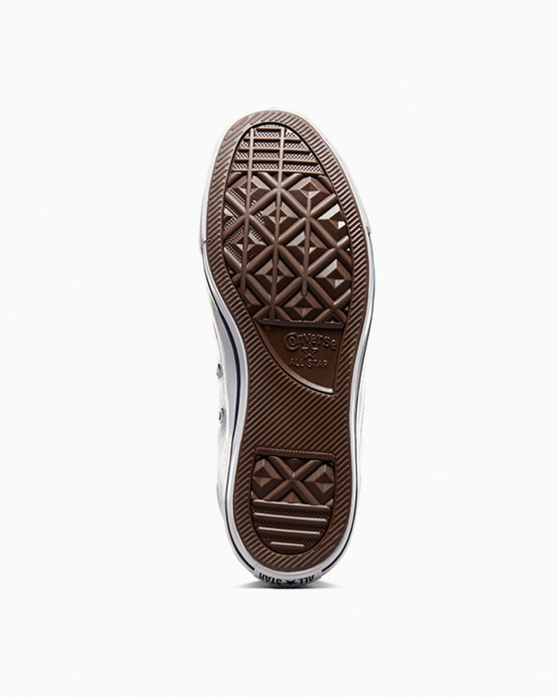 Converse Chuck Taylor All Star Leren Wit | 9765-NMLBJ