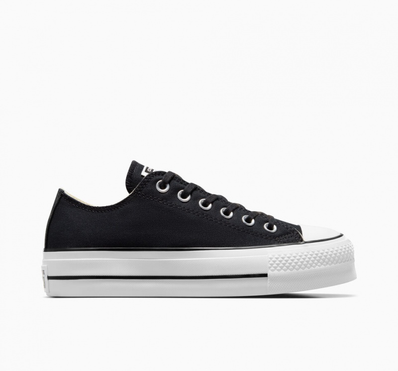 Converse Chuck Taylor All Star Lift Platform Zwart Wit Wit | 5637-WZQOB