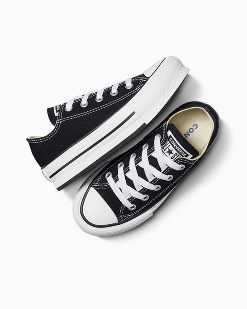 Converse Chuck Taylor All Star Lift Platform Zwart Wit Zwart | 2835-TVRQS