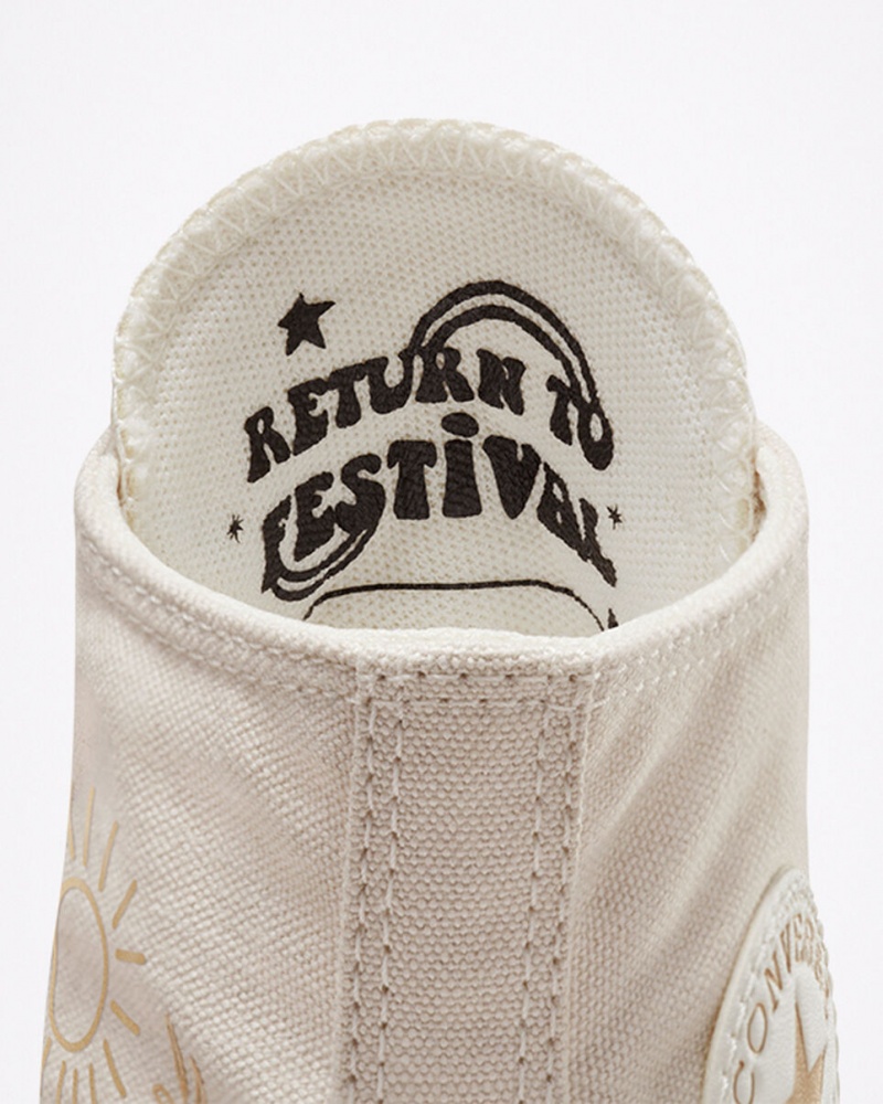 Converse Chuck Taylor All Star Lift Platform Golden Elements Lichtgoud | 3547-QSEAR