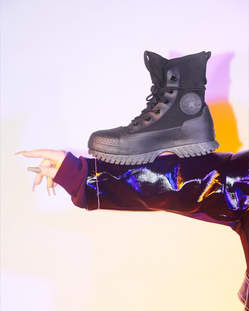 Converse Chuck Taylor All Star Lugged 2.0 Counter Climate Zwart Zwart Zwart | 9138-XJQHS