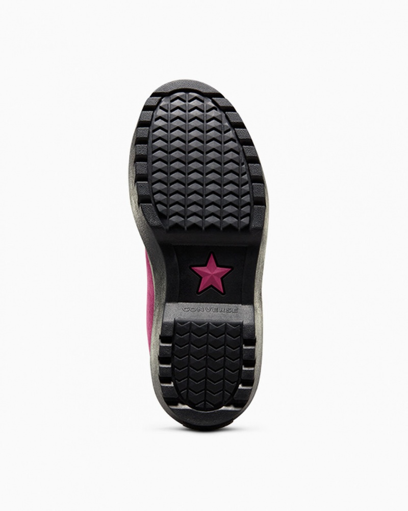 Converse Chuck Taylor All Star Lugged Lift Platform Velvet Zwart Zwart | 7429-CBZNQ