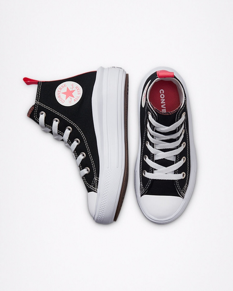 Converse Chuck Taylor All Star Move Platform Zwart Roze Wit | 5418-JSBWP