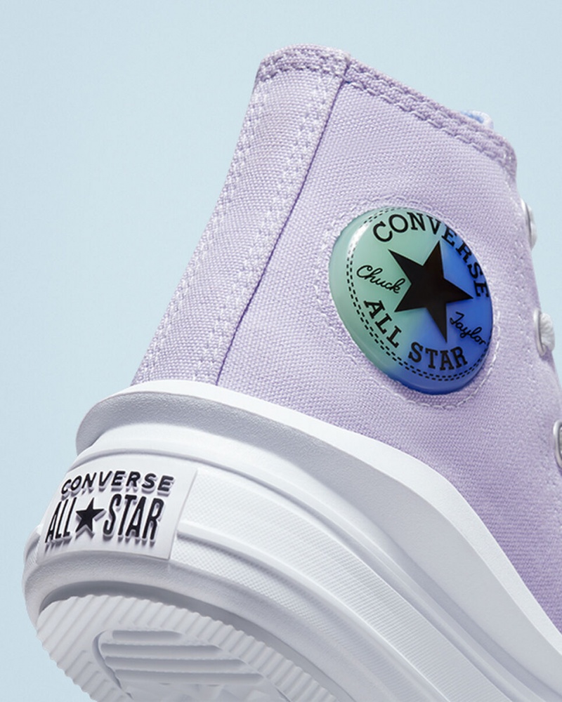 Converse Chuck Taylor All Star Move Platform Gel Patch Koningsblauw | 7103-UDCQP