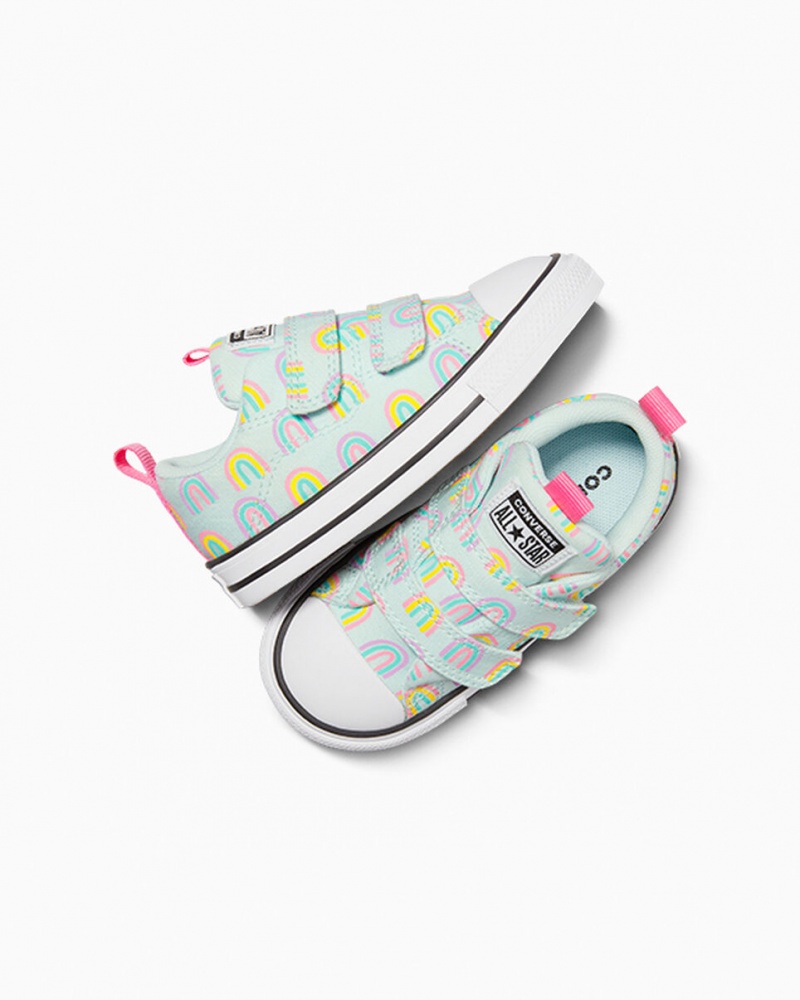 Converse Chuck Taylor All Star Rave Easy-On Rainbows Blauw Roze | 6274-PVXDG