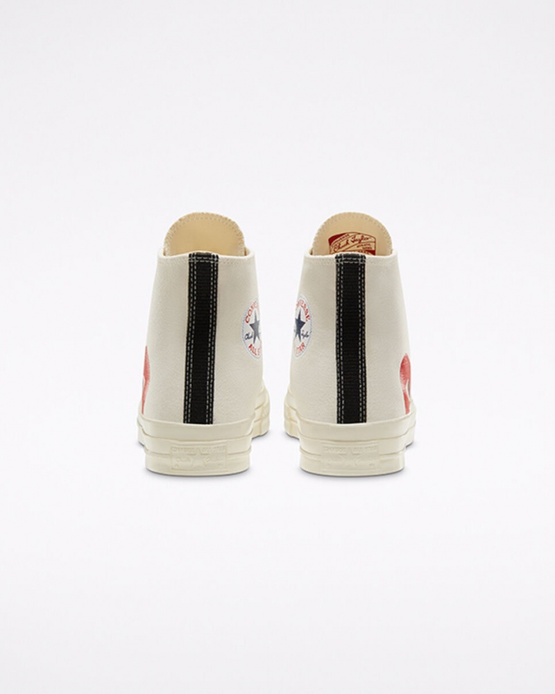 Converse Converse x Comme des Garçons PLAY Chuck 70 Wit Rood | 2806-OHSCA