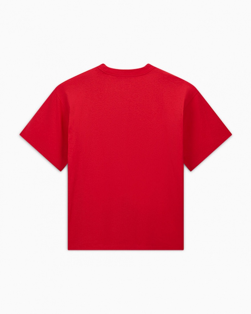 Converse Converse x LFC Loose-Fit T-Shirt Tomato | 5179-FLOWI