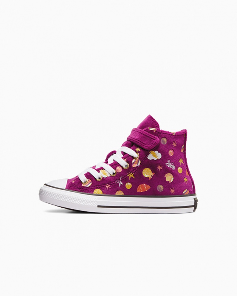 Converse Converse x Wonka Chuck Taylor All Star Easy On Paars Goud Wit | 4058-YDGSM