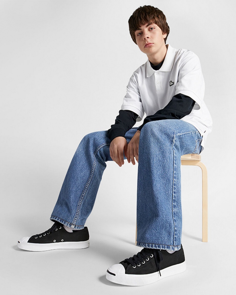 Converse Jack Purcell Zwart Wit Zwart | 2568-FTEOI