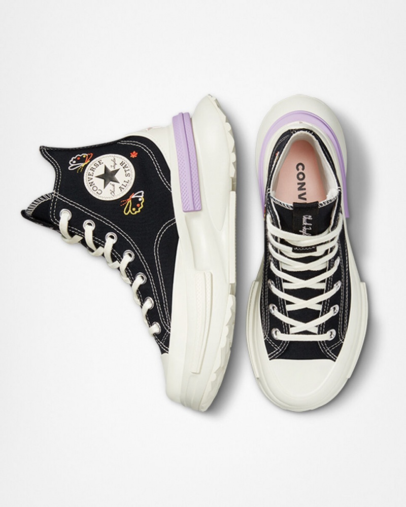 Converse Run Star Legacy CX Platform Butterfly Wings Zwart | 9068-VHITE