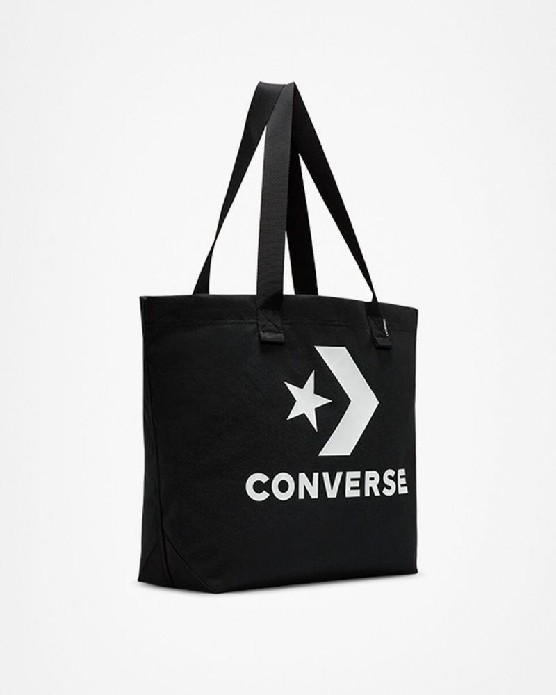 Converse Star Chevron Tote Zwart Wit | 3572-RMFIH