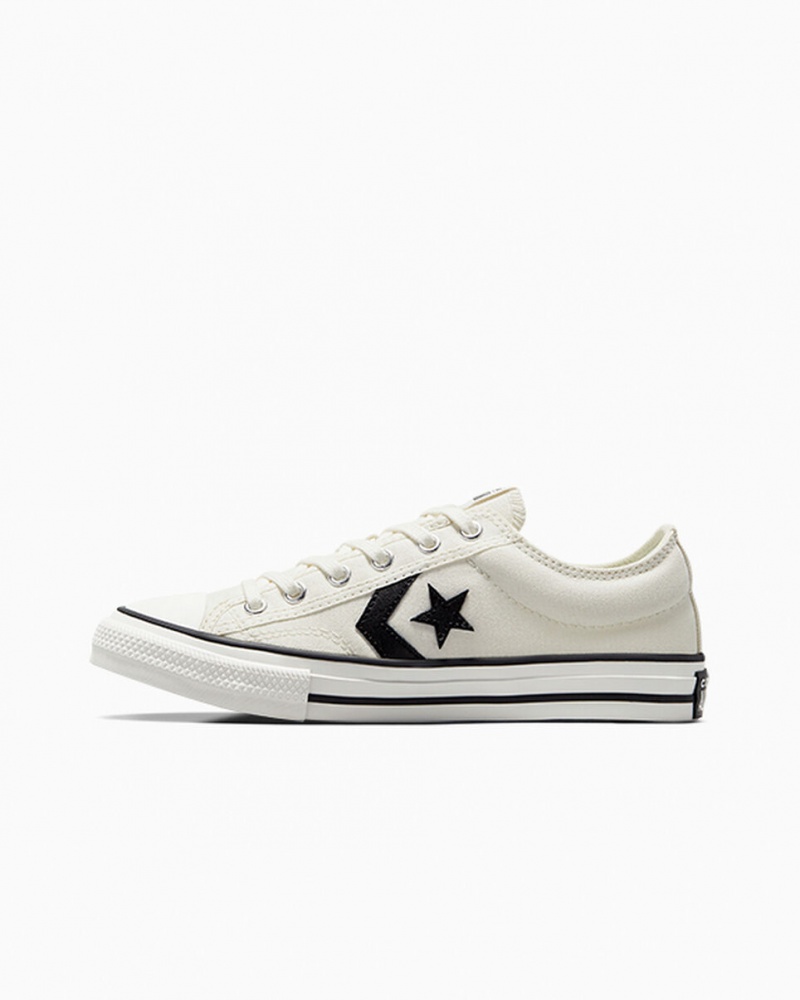 Converse Star Player 76 Wit Zwart | 4160-CQRAG