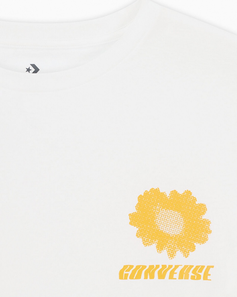 Converse ¡Mi Gente! Kort Sleeve T-Shirt Wit | 1875-SIMKC